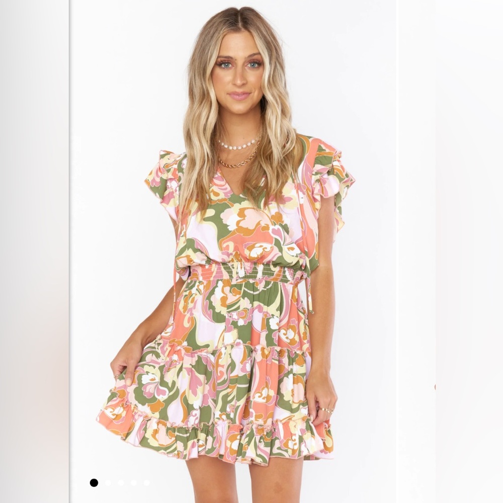 Show Me Your Mumu Wild Dreams Mini Dress NWT XS Retro